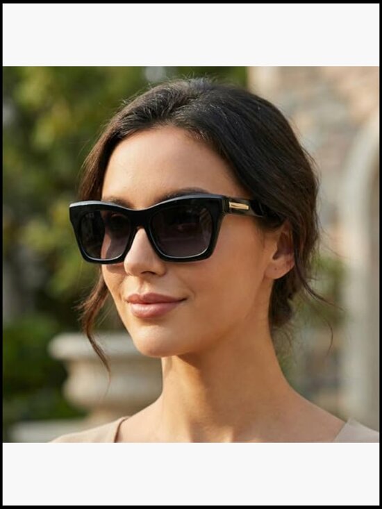 Cat Eye Polarized Sunglasses UV Protection Lightweight Acetate main image 5